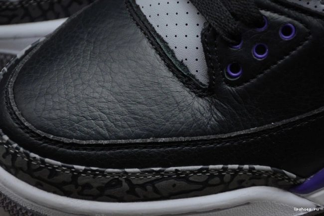 Court Retro Jordan 3 Air Purple Black CT8532-050 0415